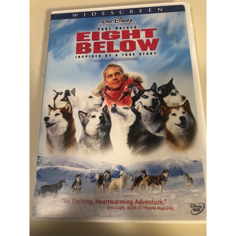 Eight Below (DVD, 2006) Walt Disney Pictures Paul‎ Walker ~Very Good
